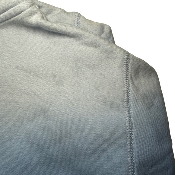 GAP Kids Hoodie Size 6-7 Ombre Blue Gradient Sweatshirt Pullover GUC Classic - Picture 7 of 7